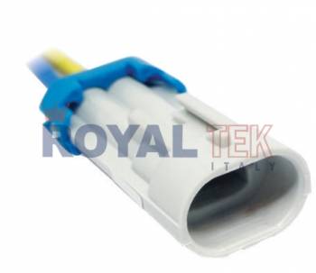 FICHA DE CONEXION ROYALTEK FICHA DE CONEXION ROYALTEK 2 (DOS) VIAS HEMBRA COMPRESOR AIRE ACONDICIONADO CHEVROLET FORD CONTRAFICHA 1916 - VENTA EN PAQUETES DE 5 UNIDADES ---
